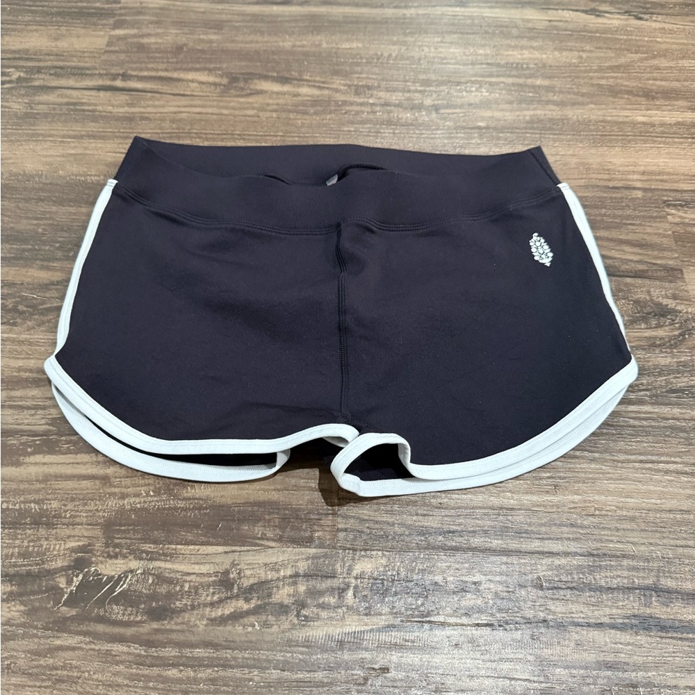FP Movement Black retro Athletic Shorts